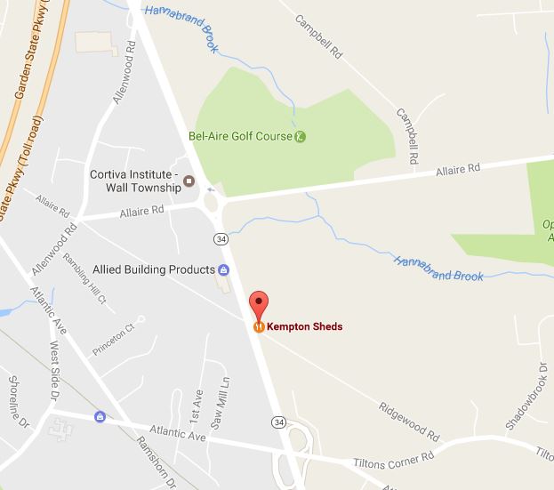 Kempton Sheds Location